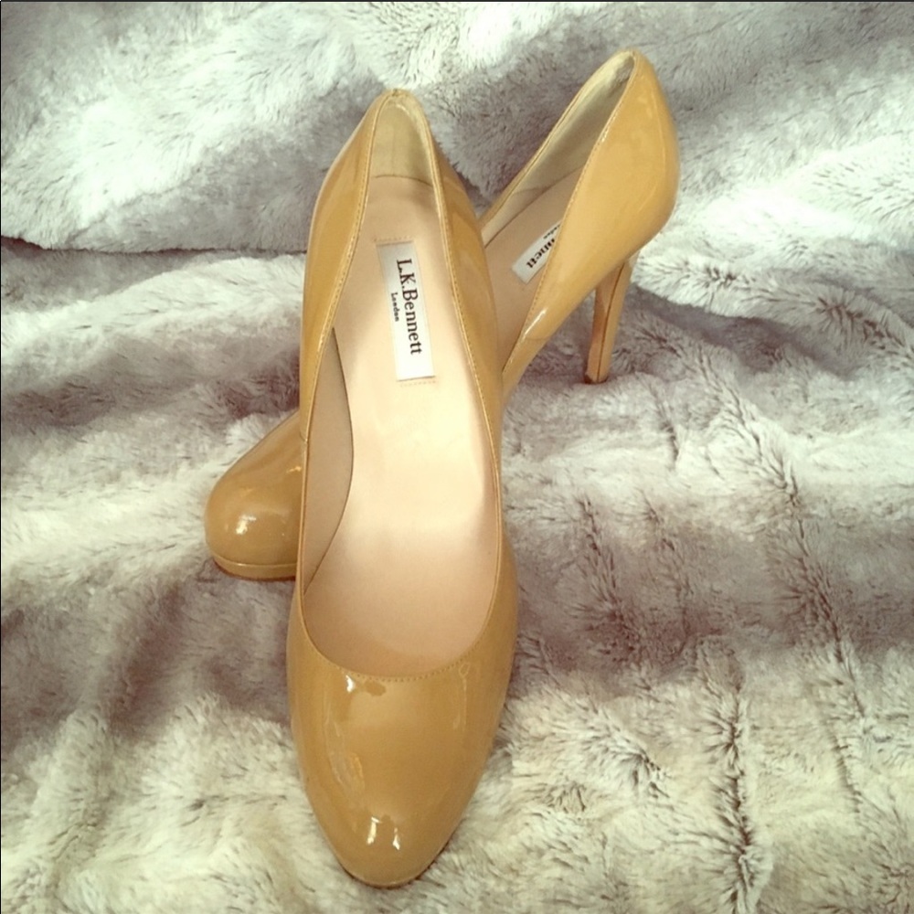 L.K. Bennett “Sledge” Platform Pumps